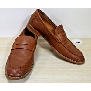 Mens Casual Dress Brown CROWN VINTAGE SLIP ON LOAFERS SHOES 12 M